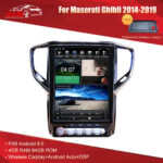 AuCAR 12.1" Android 9 Vertical For Maserati Ghibli 2014-2019 Car Radio DVD Player GPS Multimedia Navi Stereo Carplay Headunit PX6