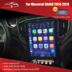 AuCAR 12.1" Android 9 Vertical For Maserati Ghibli 2014-2019 Car Radio DVD Player GPS Multimedia Navi Stereo Carplay Headunit PX6 - Image 17