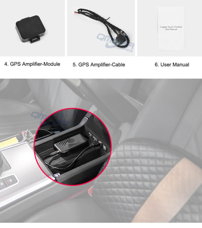 AuCAR Carplay Ai Box Car Multimedia Player New Version Android system Wireless Mirror link For Apple Carplay Android Auto Box - Image 5