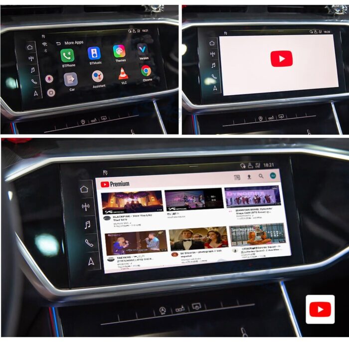 AuCAR Carplay Ai Box Car Multimedia Player New Version Android system Wireless Mirror link For Apple Carplay Android Auto Box - Image 4