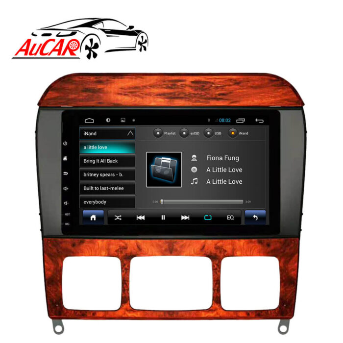AuCAR 8" Android 10.0 Multimedia Player Head Unit Car Radio Video WIFI For Mercedes Benz S Class W220 CL Class W215 1998-2005 - Image 6
