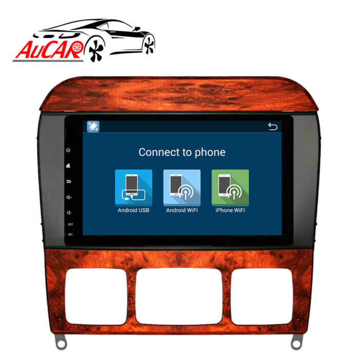 AuCAR 8" Android 10.0 Multimedia Player Head Unit Car Radio Video WIFI For Mercedes Benz S Class W220 CL Class W215 1998-2005 - Image 4