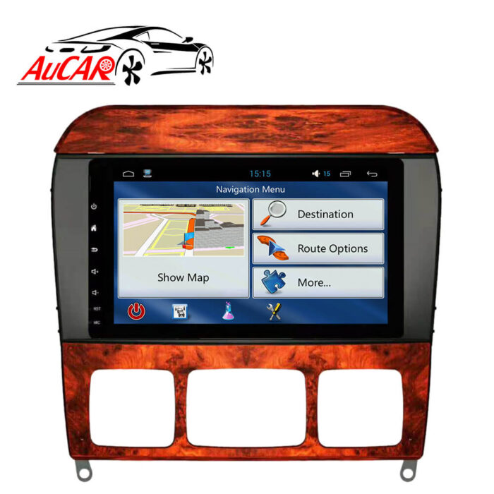 AuCAR 8" Android 10.0 Multimedia Player Head Unit Car Radio Video WIFI For Mercedes Benz S Class W220 CL Class W215 1998-2005 - Image 3