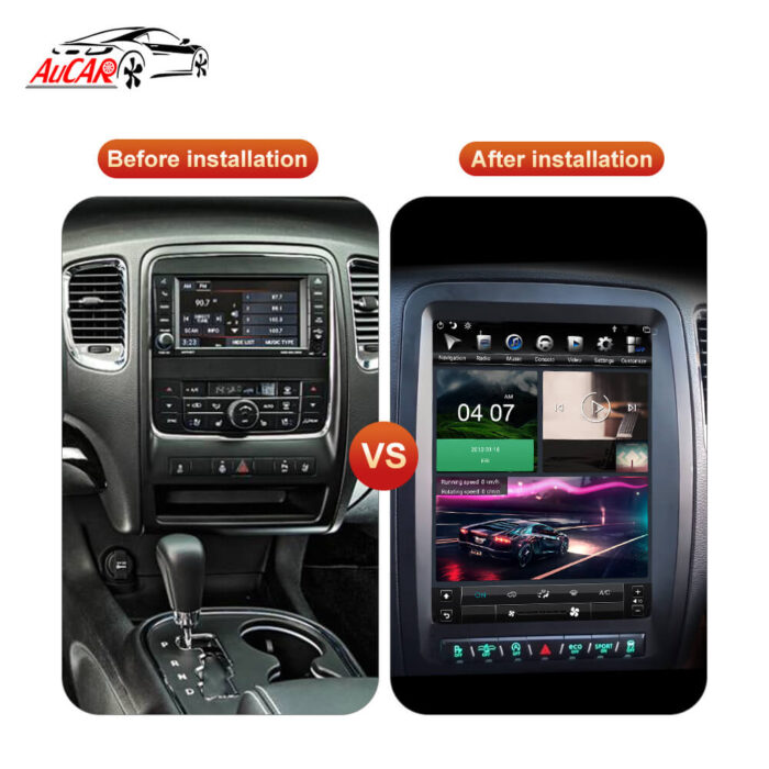 AuCAR Tesla style For Dodge Durango 2011-2013 Android multimedia Car Radio For Dodge Durango GPS Navigation Stereo 2 din headunit - Image 5