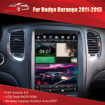 AuCAR Tesla style For Dodge Durango 2011-2013 Android multimedia Car Radio For Dodge Durango GPS Navigation Stereo 2 din headunit