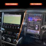 AuCar Android T-Style Car Video for Dodge RAM 2018 2019 2020 2021 Radio Car Auto Tesla Vertical Screen Multimedia Video Player GPS Navi CarPlay GPS Stereo Autoradio - Image 4