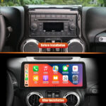 AuCAR Android Head Unit Car Video for Jeep Wrangler 2011-2017 Car Multimedia Player GPS Navi Audio Radio Stereo Head Unit Car Video - Image 3