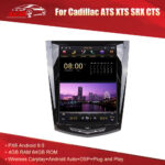 AuCar Android T-Style Car Video for Cadillac ATS XTS CTS SRX 2013 - 2018 Radio Car Auto Tesla Vertical Screen Multimedia Video Player GPS Navi CarPlay Multimedia Car Radio GPS Stereo Autoradio Player - Image 3