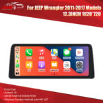 AuCAR Android Head Unit Car Video for Jeep Wrangler 2011-2017 Car Multimedia Player GPS Navi Audio Radio Stereo Head Unit Car Video - Image 2