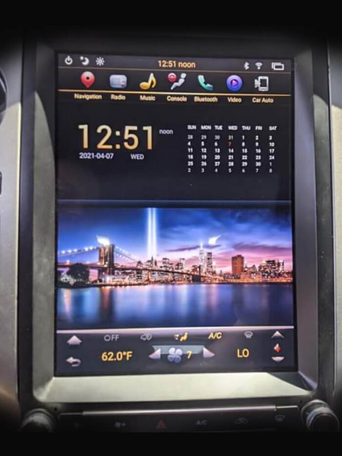 AuCar Android T-Style Car Video for Ford Expedition 2013 2014 2015 2016 2017 Radio Car Auto Tesla Vertical Screen Multimedia Video Player GPS Navi CarPlay GPS Stereo Autoradio - Image 9