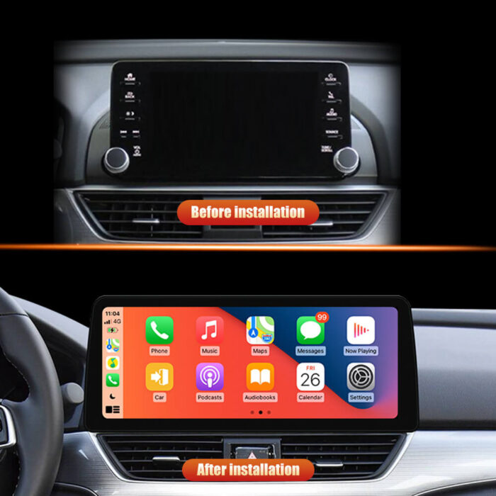 Aucar Android 12.3 head unit for Honda accord 10 gen 2018-2021 radio car gps navigation multimedia Radio WIFI 4G LET Stereo IPS - Image 3