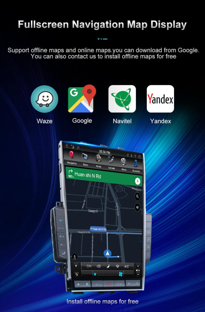 AuCar Tesla Android 9 13.6" Car Radio GPS Navigation for Infiniti MK5 Q50 Q50L Q60 Q60L 2020 2021+ Car Multimedia Stereo Player Car Video - Image 27