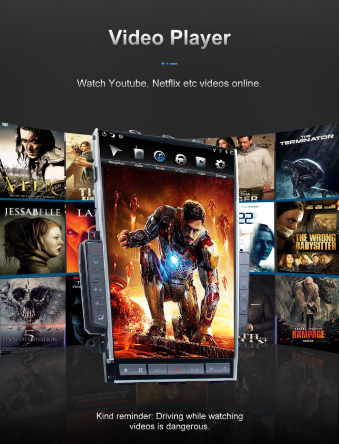 AuCar Tesla Android 9 13.6" Car Radio GPS Navigation for Infiniti MK5 Q50 Q50L Q60 Q60L 2020 2021+ Car Multimedia Stereo Player Car Video - Image 36