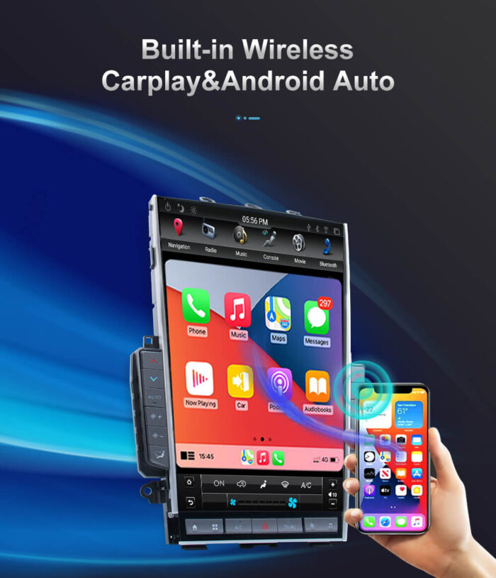 AuCar Tesla Android 9 13.6" Car Radio GPS Navigation for Infiniti MK5 Q50 Q50L Q60 Q60L 2020 2021+ Car Multimedia Stereo Player Car Video - Image 14