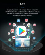 AuCar Tesla Android 9 13.6 inch Car Radio GPS Navigation Android head unit for Jeep Wrangler/gladiator 2018-2021 Car Multimedia Stereo Player Car Video - Image 23