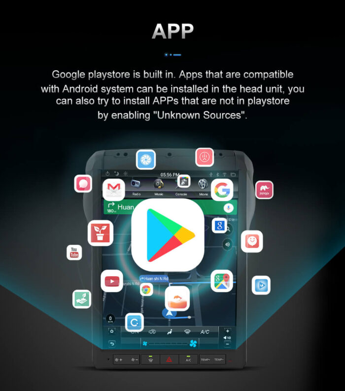 AuCar Tesla Android 9 12.1 Car Radio GPS Navigation Android head unit for Ford F250 F350 2013+ Car Multimedia Stereo Player Car Video - Image 21