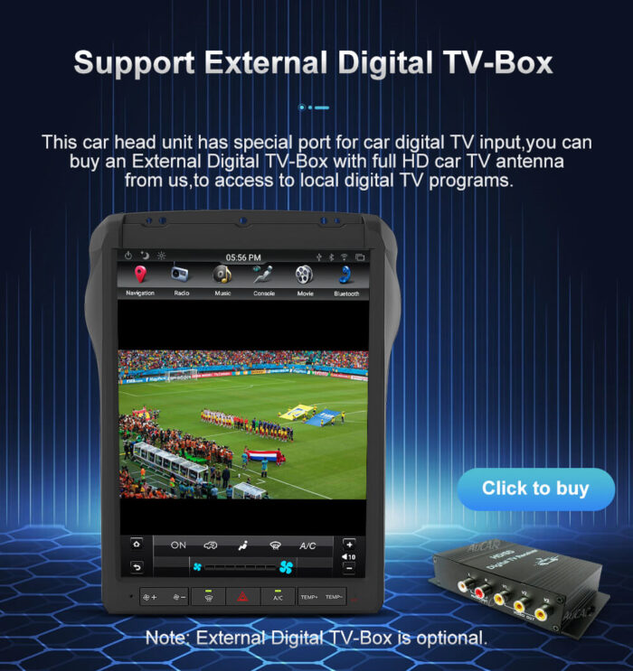 AuCar Tesla Android 9 12.1 Car Radio GPS Navigation Android head unit for Ford F250 F350 2013+ Car Multimedia Stereo Player Car Video - Image 16