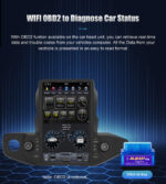 AuCar Tesla Android 9 13.6 inch Car Radio GPS Navigation Android head unit for Jeep Wrangler/gladiator 2018-2021 Car Multimedia Stereo Player Car Video - Image 26