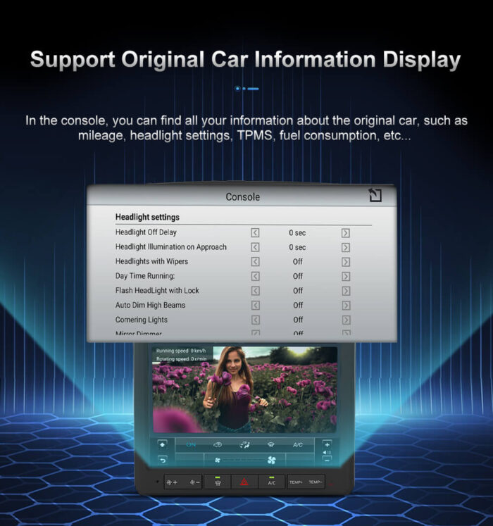 AuCar Tesla Android 9 12.1 Car Radio GPS Navigation Android head unit for Ford F250 F350 2013+ Car Multimedia Stereo Player Car Video - Image 12