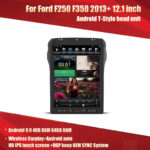 AuCar Tesla Android 9 12.1 Car Radio GPS Navigation Android head unit for Ford F250 F350 2013+ Car Multimedia Stereo Player Car Video - Image 4