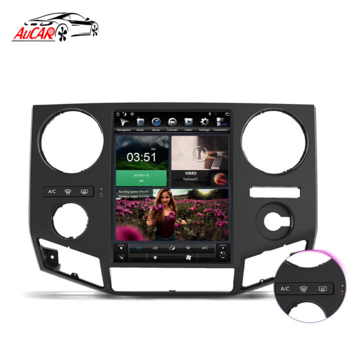 AuCar Tesla Android 9 12.1 inch Car Radio GPS Navigation Android head unit for Ford F250 F350 F450 F650 Super Duty 2011-2016 Car Multimedia Stereo Player Car Video - Image 3