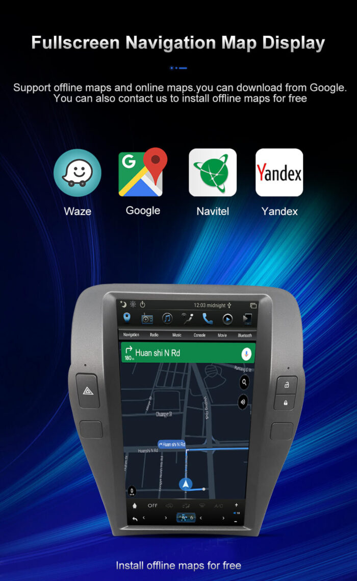 AuCar Tesla Android 9 12.1 Car Radio GPS Navigation Android head unit for Chevrolet Camaro 2010-2015 Car Multimedia Stereo Player Car Video - Image 20