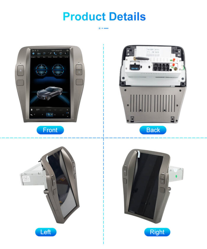 AuCar Tesla Android 9 12.1 Car Radio GPS Navigation Android head unit for Chevrolet Camaro 2010-2015 Car Multimedia Stereo Player Car Video - Image 3