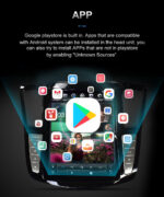 AuCar Android Car Radio GPS Navigation Android head unit for infiniti QX60 JX35 tesla style radio 2012-2019 Car Multimedia Stereo Player Car Video - Image 20