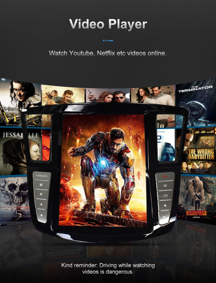 AuCar Android Car Radio GPS Navigation Android head unit for infiniti QX60 JX35 tesla style radio 2012-2019 Car Multimedia Stereo Player Car Video - Image 22