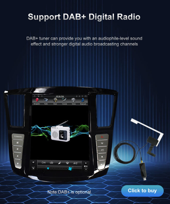 AuCar Android Car Radio GPS Navigation Android head unit for infiniti QX60 JX35 tesla style radio 2012-2019 Car Multimedia Stereo Player Car Video - Image 24