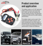 AuCAR Battery Tester 12V Diagnostic-Tool Scanner Adapter Auto Diagnostic Tool - Image 5